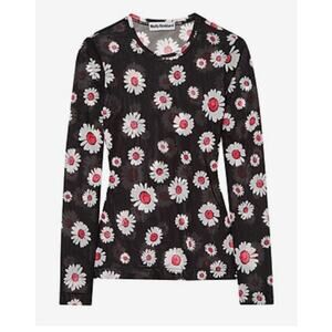 Molly Goddard mesh daisy shirts Black US 10